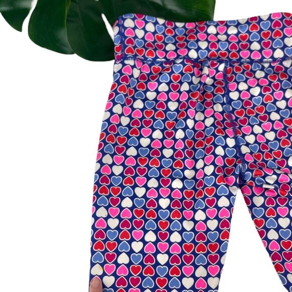 GapFit Girls Heart Print Leggings - Picture 6 of 9